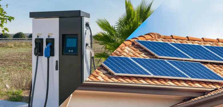 solaire Puissance station génère nettoyer électricité de durable